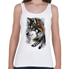PRINTFASHION wolf - Női atléta - Fehér