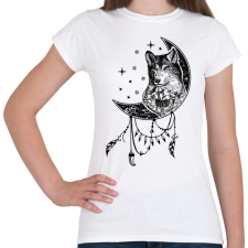 PRINTFASHION wolf - Női póló - Fehér női póló