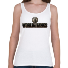 PRINTFASHION World of Tanks - Női atléta - Fehér női trikó