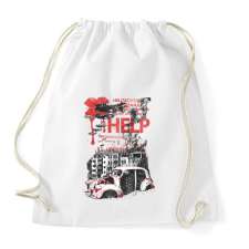 PRINTFASHION World war II - Sportzsák, Tornazsák - Fehér tornazsák