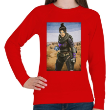 PRINTFASHION Wraith - Apex Legends - Női pulóver - Piros női pulóver, kardigán