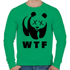 PRINTFASHION WTF - Férfi pulóver - Zöld férfi pulóver, kardigán