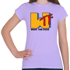 PRINTFASHION WTF - Női póló - Viola