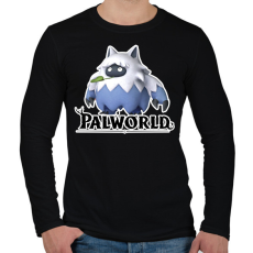 PRINTFASHION Wumpo - palworld - Férfi hosszú ujjú póló - Fekete