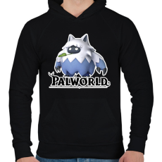 PRINTFASHION Wumpo - palworld - Férfi kapucnis pulóver - Fekete