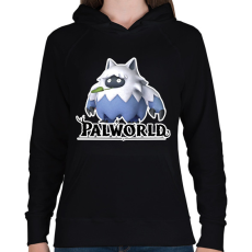 PRINTFASHION Wumpo - palworld - Női kapucnis pulóver - Fekete