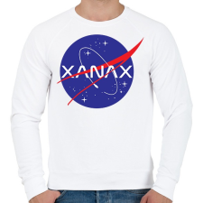 PRINTFASHION XanaX - Férfi pulóver - Fehér férfi pulóver, kardigán