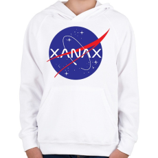 PRINTFASHION XanaX - Gyerek kapucnis pulóver - Fehér