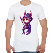 PRINTFASHION Xayah - Férfi póló - Fehér férfi póló