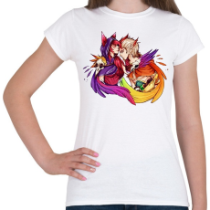 PRINTFASHION Xayah&Rakan - Női póló - Fehér