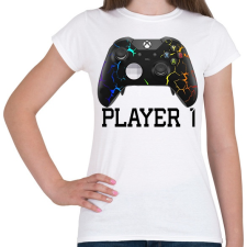 PRINTFASHION Xbox Player1 páros póló - Női póló - Fehér női póló