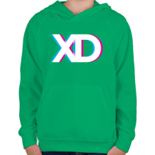 PRINTFASHION XD - Gyerek kapucnis pulóver - Zöld gyerek pulóver, kardigán