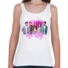 PRINTFASHION Xo kitty - Női atléta - Fehér