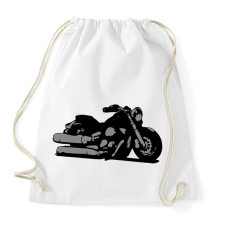 PRINTFASHION Yamaha dragstar - Sportzsák, Tornazsák - Fehér tornazsák
