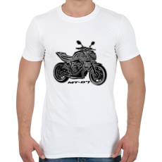 PRINTFASHION yamaha mt4 - Férfi póló - Fehér