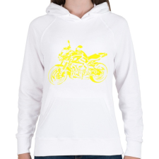 PRINTFASHION Yamaha mt - Női kapucnis pulóver - Fehér női pulóver, kardigán