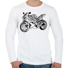 PRINTFASHION yamaha r62 - Férfi hosszú ujjú póló - Fehér
