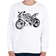 PRINTFASHION yamaha r62 - Gyerek pulóver - Fehér