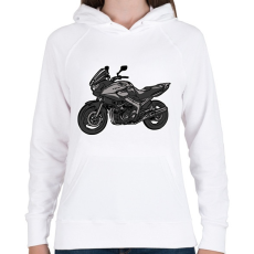 PRINTFASHION yamaha tdm - Női kapucnis pulóver - Fehér