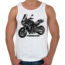 PRINTFASHION yamaha tracer - Férfi atléta - Fehér