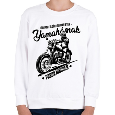 PRINTFASHION Yamahásnak párja nincsen - Gyerek pulóver - Fehér