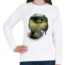 PRINTFASHION yellowjackets sorozat - Női pulóver - Fehér női pulóver, kardigán