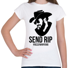 PRINTFASHION Yellowstone RIP - Női póló - Fehér