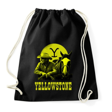 PRINTFASHION yellowstone - Sportzsák, Tornazsák - Fekete tornazsák