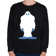 PRINTFASHION Yeti - Gyerek pulóver - Fekete gyerek pulóver, kardigán