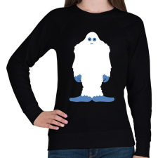 PRINTFASHION Yeti - Női pulóver - Fekete női pulóver, kardigán