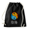 PRINTFASHION Yin és Yang - Sportzsák, Tornazsák - Fekete