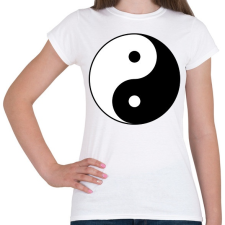 PRINTFASHION Yin-Yang - Női póló - Fehér női póló