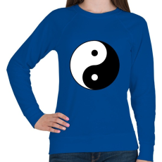 PRINTFASHION Yin-Yang - Női pulóver - Királykék