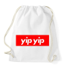 PRINTFASHION Yip yip - Sportzsák, Tornazsák - Fehér