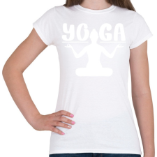 PRINTFASHION yoga1 - Női póló - Fehér női póló