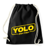 PRINTFASHION Yolo - Sportzsák, Tornazsák - Fekete