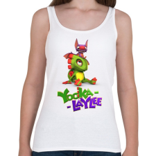 PRINTFASHION Yooka Laylee - Női atléta - Fehér női trikó