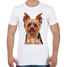 PRINTFASHION yorkie1 - Férfi póló - Fehér