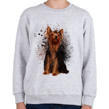 PRINTFASHION yorkie - Gyerek pulóver - Sport szürke gyerek pulóver, kardigán