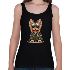 PRINTFASHION yorkie - Női atléta - Fekete