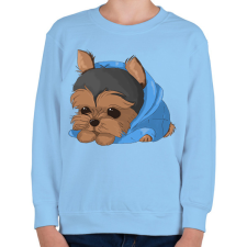 PRINTFASHION Yorkshire terrier - Gyerek pulóver - Világoskék gyerek pulóver, kardigán