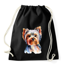 PRINTFASHION Yorkshire terrier kutya - Sportzsák, Tornazsák - Fekete tornazsák