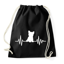 PRINTFASHION Yorkshire terrier - Sportzsák, Tornazsák - Fekete tornazsák