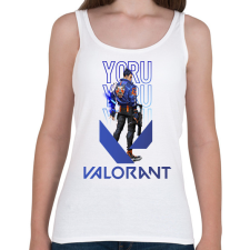 PRINTFASHION Yoru valorant - Női atléta - Fehér női trikó