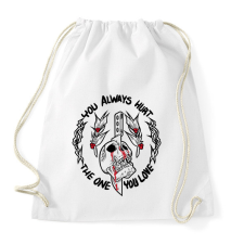 PRINTFASHION You always hurt The One you love - Sportzsák, Tornazsák - Fehér tornazsák