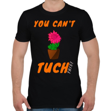 PRINTFASHION you can tuch this - Férfi póló - Fekete férfi póló