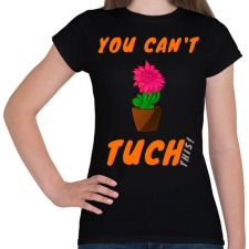 PRINTFASHION you can tuch this - Női póló - Fekete női póló