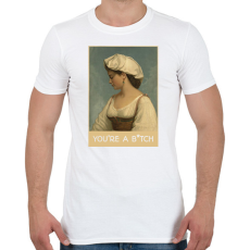 PRINTFASHION You're a b*tch - Festmény - Férfi póló - Fehér