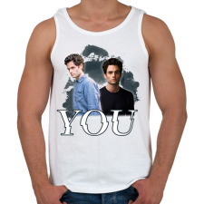 PRINTFASHION You sorozat - Férfi atléta - Fehér atléta, trikó