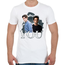 PRINTFASHION You sorozat - Férfi póló - Fehér férfi póló